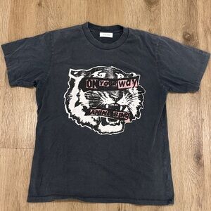 Anine Bing Black Tiger Graphic Tee